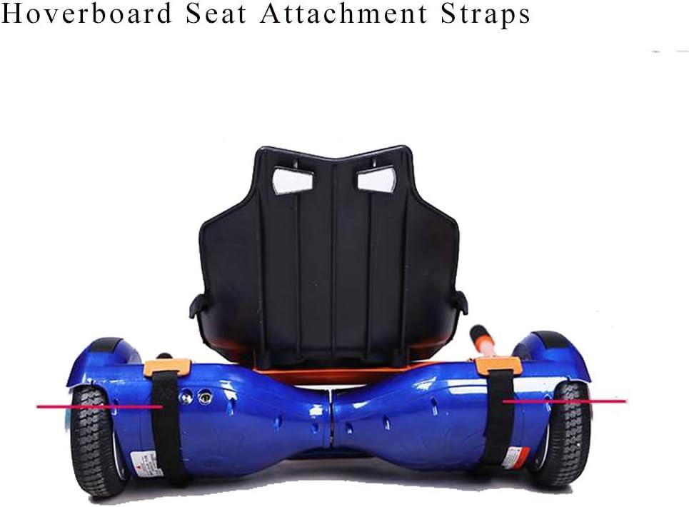 2 Pack Hoverboard Seat Attachment Straps, HoverKart Replacement Straps  Adjustable with Tri-Glide Buckle Polypropylene PP Webbing Adjustment Strap