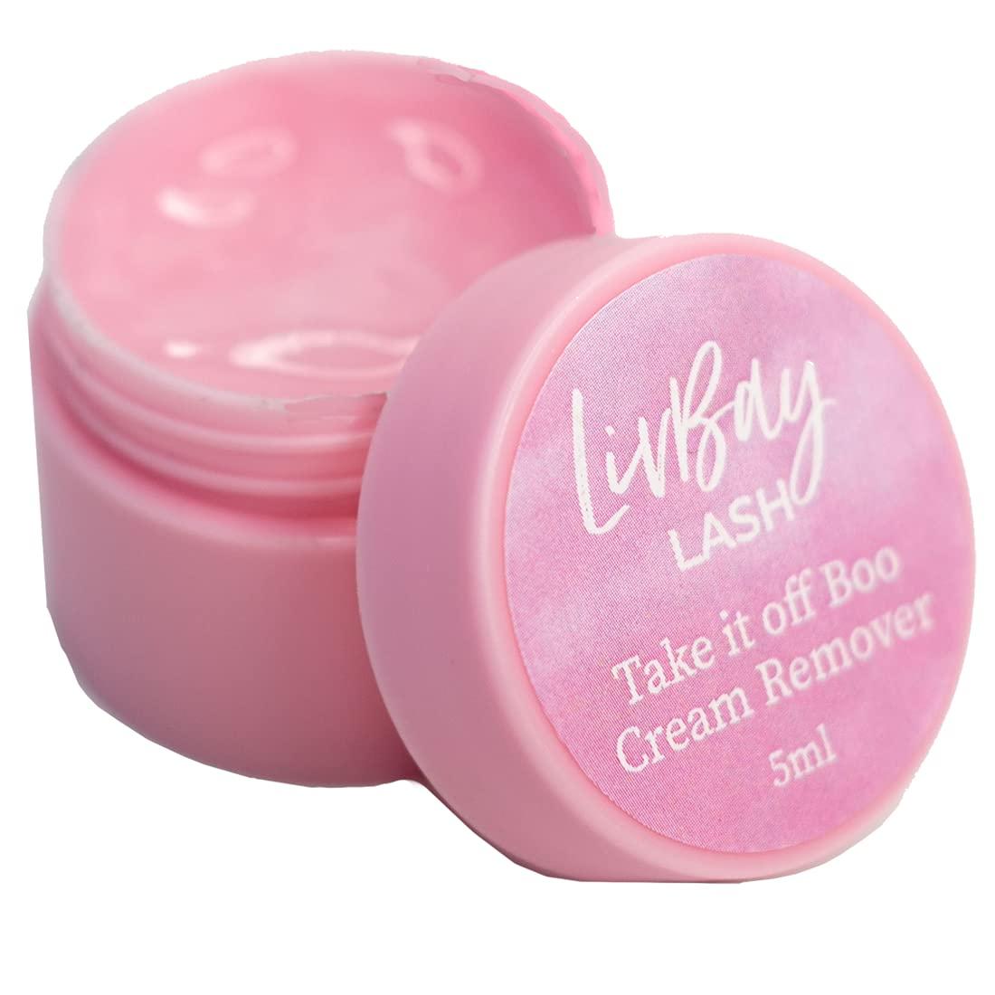 LivBay Lash Cream Remover Gentle & Fast Adhesive Dissolver for Sensitive Skin Professional