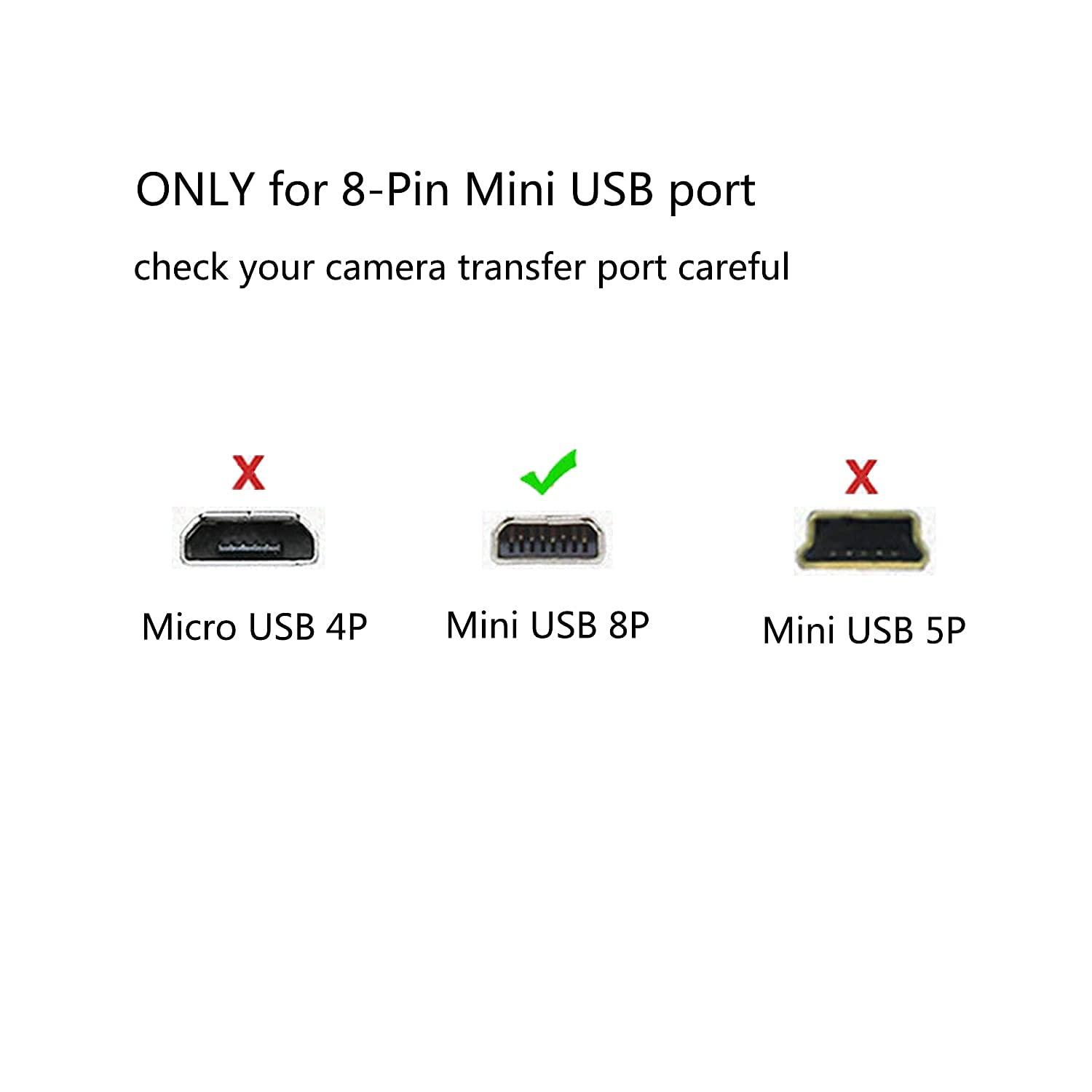 8PIN USB PC Data SYNC Cable Cord For Panasonic Lumix CAMERA