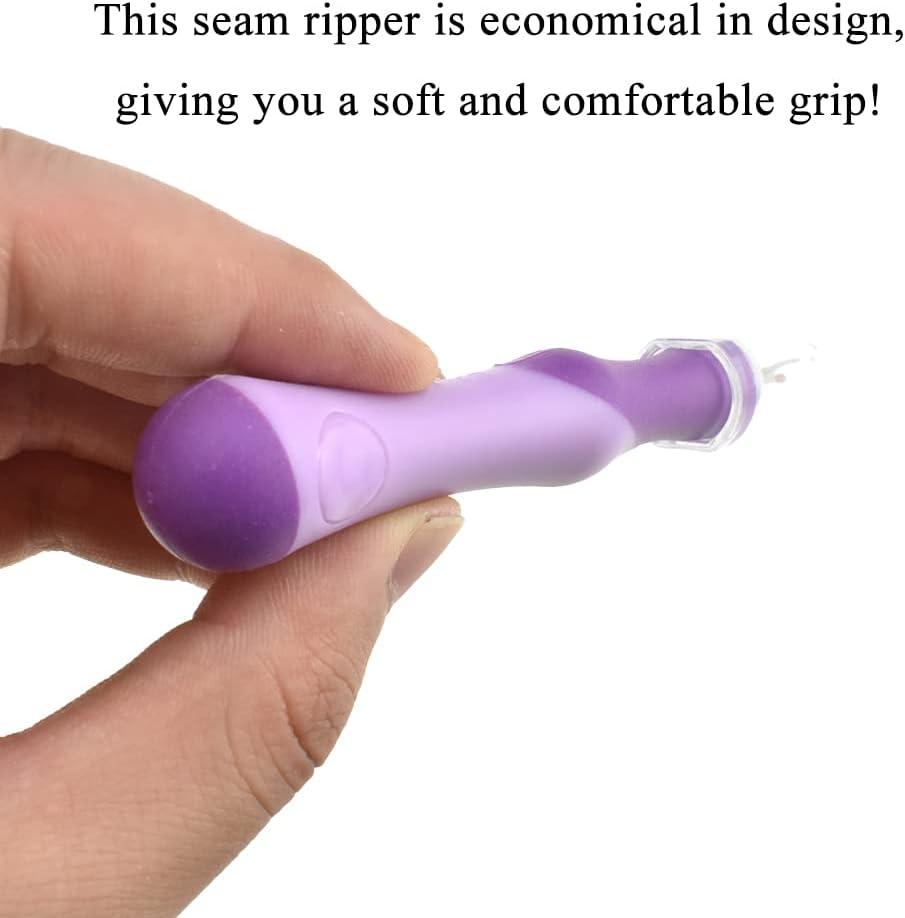 HAHIYO 5.3 Purple Rubber Seam Ripper - Ergonomic Grip Stitch Remover Tool for Crafting and Quilting | Buy Now with Express International Delivery | GoSupps.com HAHIYO 5.3 Purple Rubber Seam Ripper - Ergonomic Grip Stitch Remover Tool for Crafting and Quilting | Buy Now with Express International Delivery | GoSupps.com