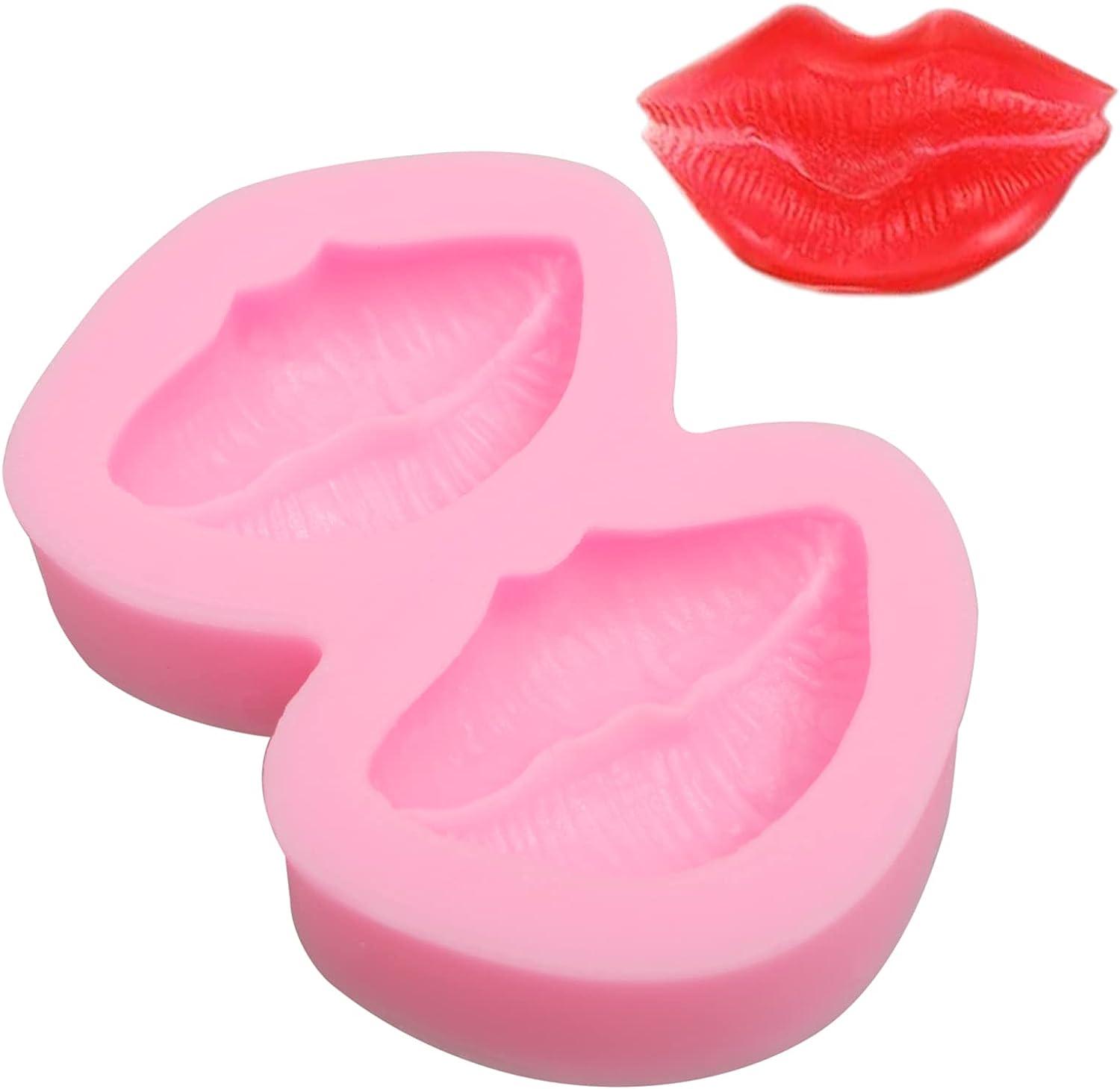 Makeup Chocolate Silicone Molds 4 Pcs Kiss Lipstick Perfume High