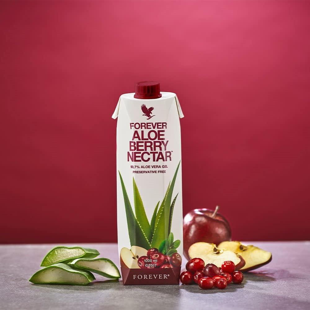 Forever Living Aloe Berry Nectar 1000ml - Cranberry-Apple Flavored