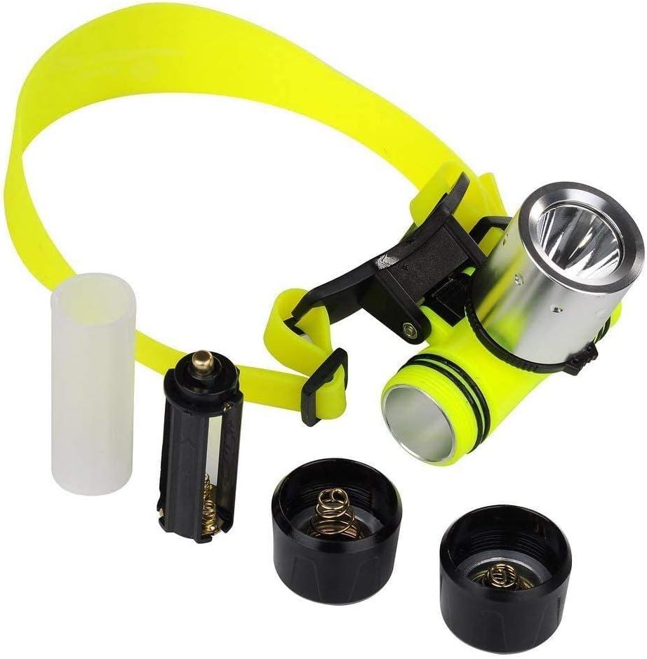 JUN CHI Scuba Diving Headlamp 20000 Lumens LED Submarine Lights Dive