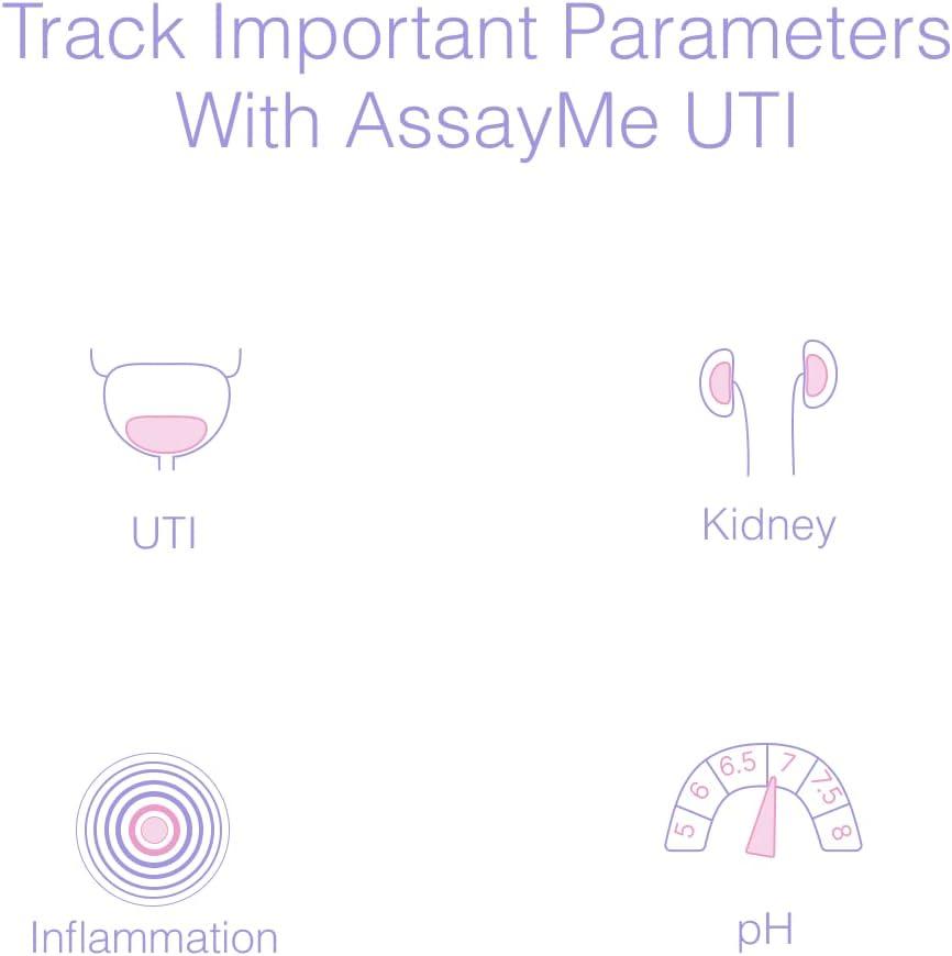 AssayMe UTI Urine Test Strips with Free App Urinalysis Test Strips
