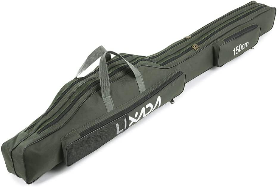 Lixada Fishing Rod Case, Portable Folding Fishing Rod Case