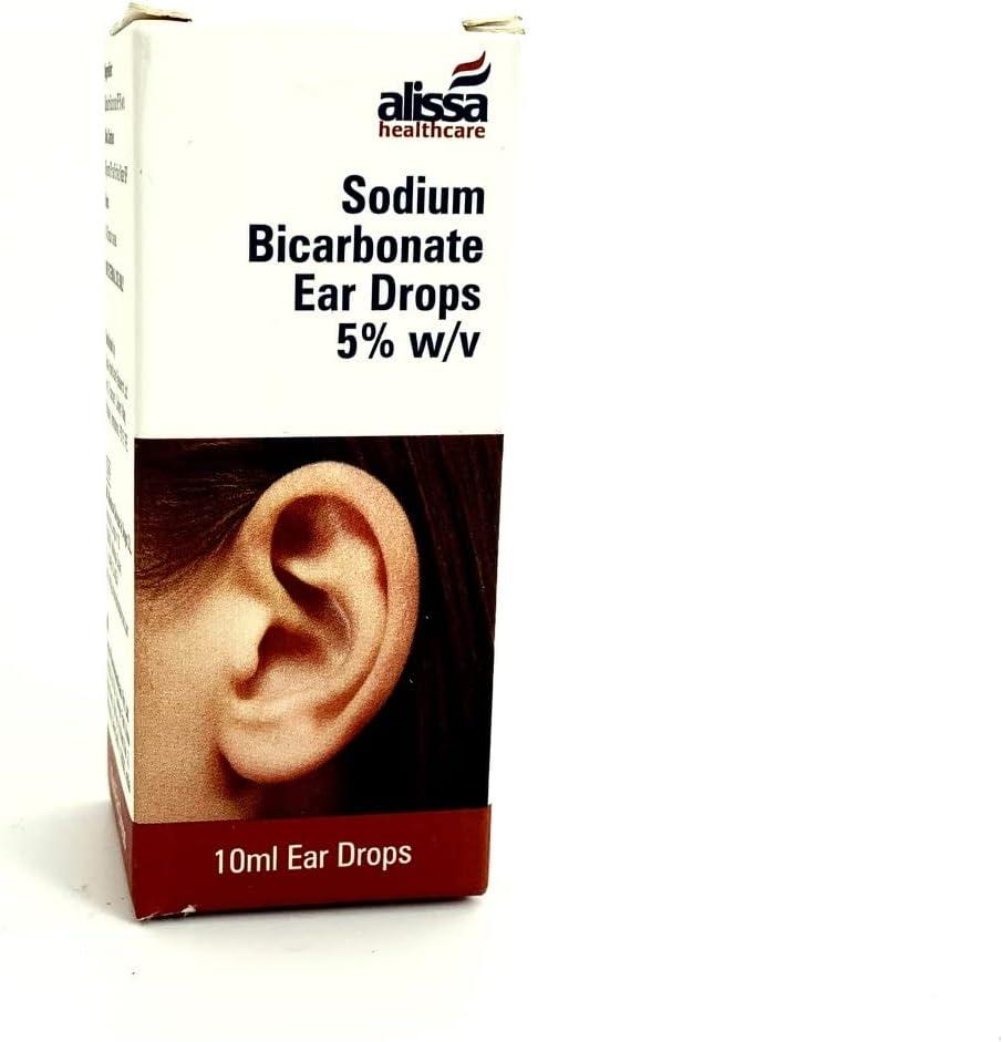 Alissa Healthcare Sodium Bicarbonate Ear Drops Softens Removes Ear