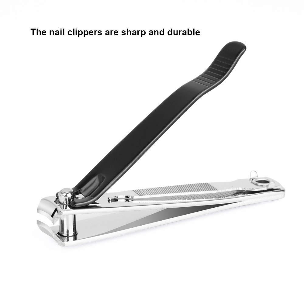ICEYLI Large Nail Clippers Set,2 Pcs Premium Stainless Steel Fingernail