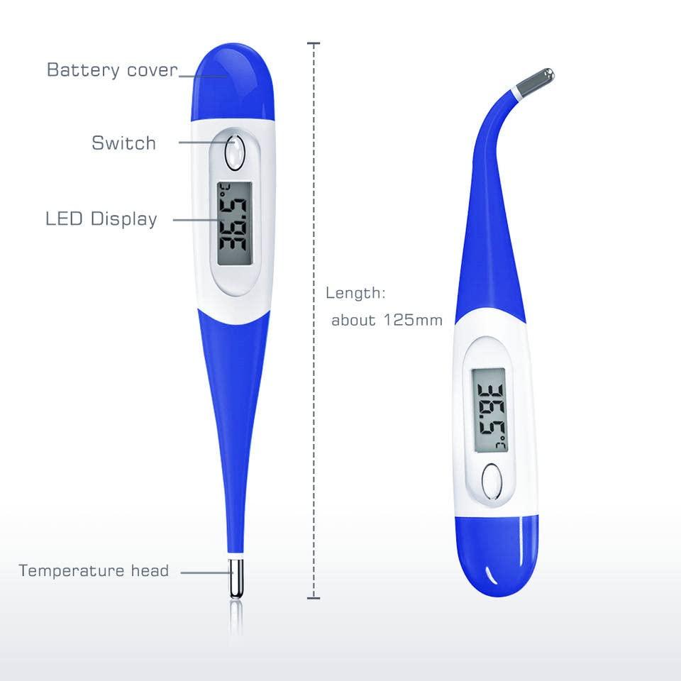 Digital Thermometer LCD Temperature For Adult Kids Fever Oral