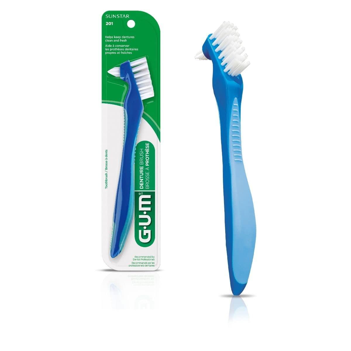 Gum Denture Brush by Gum Pack of 2 Convenient Oral Care Tool