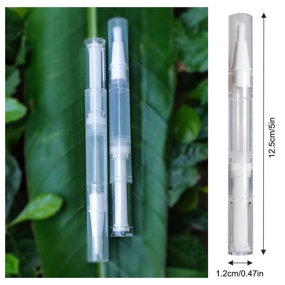 BWXXXR 12 Pack 3ml Transparent Twist Pens Empty Cuticle Oil Bottles
