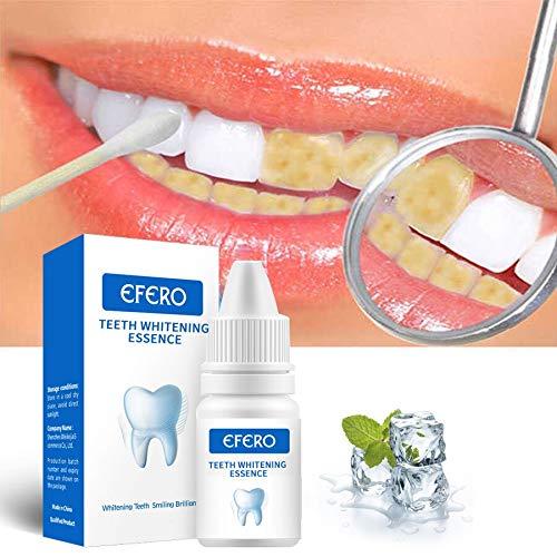 EFERO Teeth Whitening Essence Powder Oral Hygiene White Teeth Whitener Serum Apply to Plaque