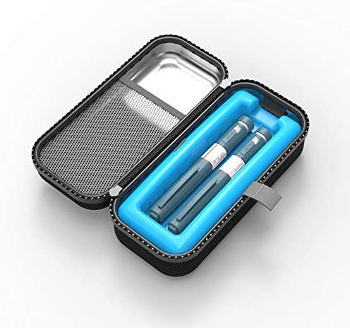 SHBC Insulin Pen Carrying Case: Portable Diabetic Cooler Bag with Ice Brick  - Easy Needle Changing, Ideal for Diabetes Management | Buy Now with  Express International Delivery | GoSupps.com