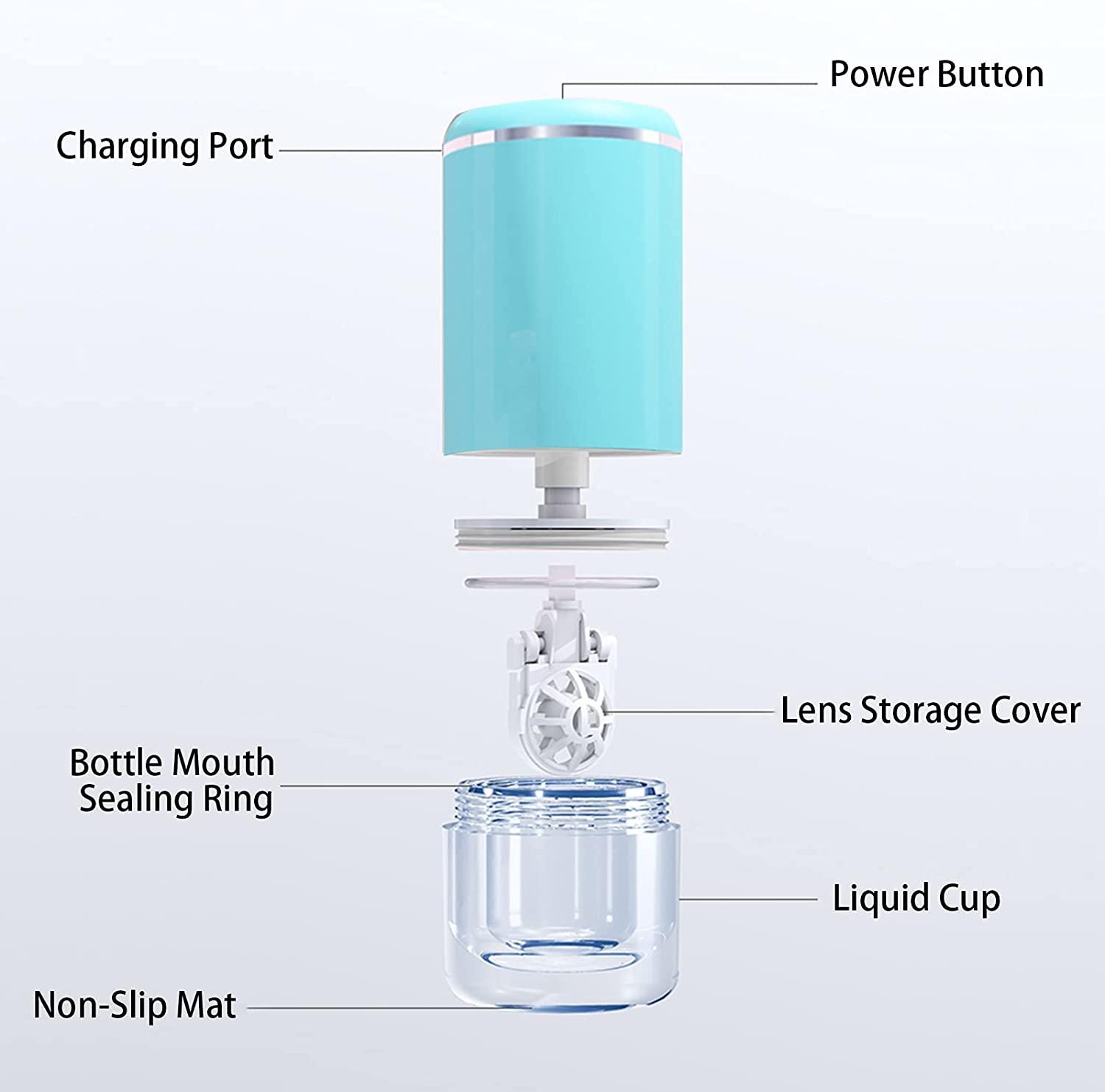 Aukvite Contact Lens Cleaner Portable Automatic Cleaning Machine for Soft Lenses Fast