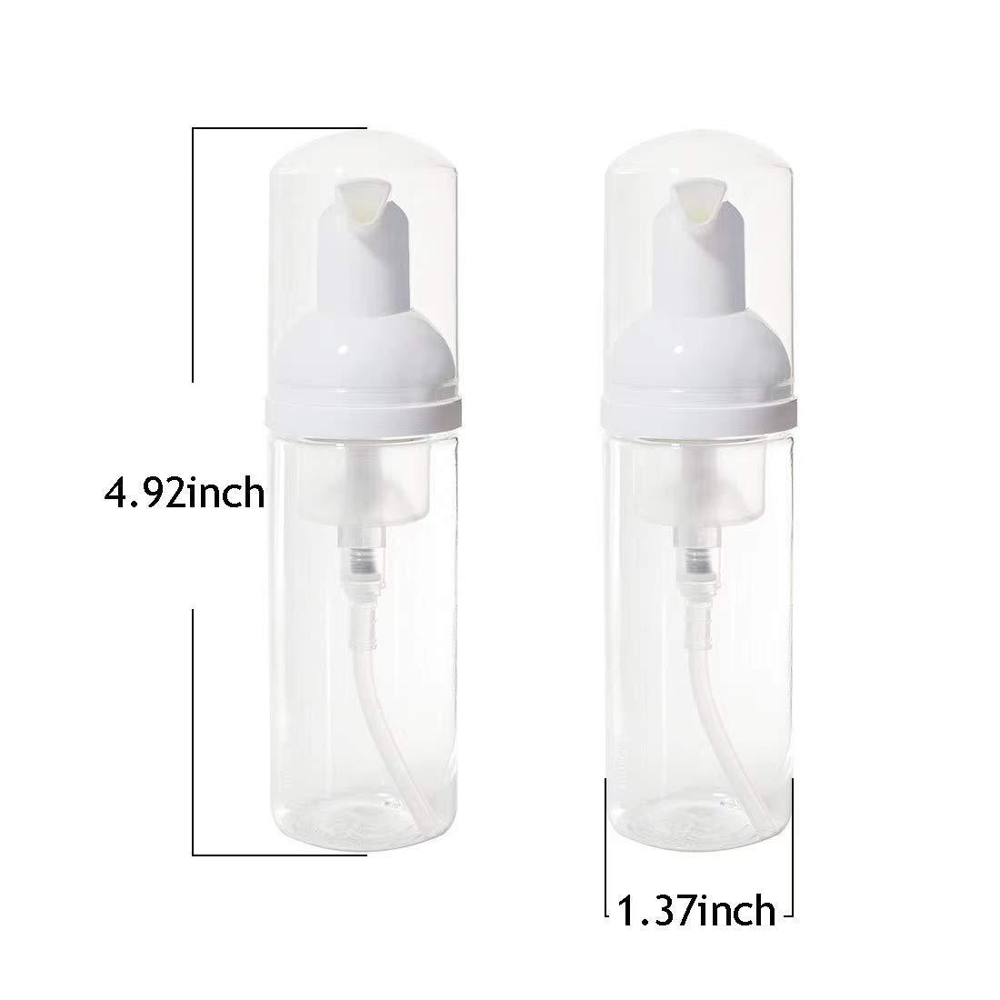 12 Pcs Empty Bottle Travel Soap Bottle Plastic Foam Dispenser Bottle
