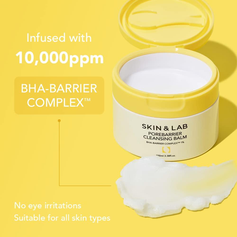 SKIN&LAB Porebarrier Face Cleansing Balm with BHA Vegan Makeup