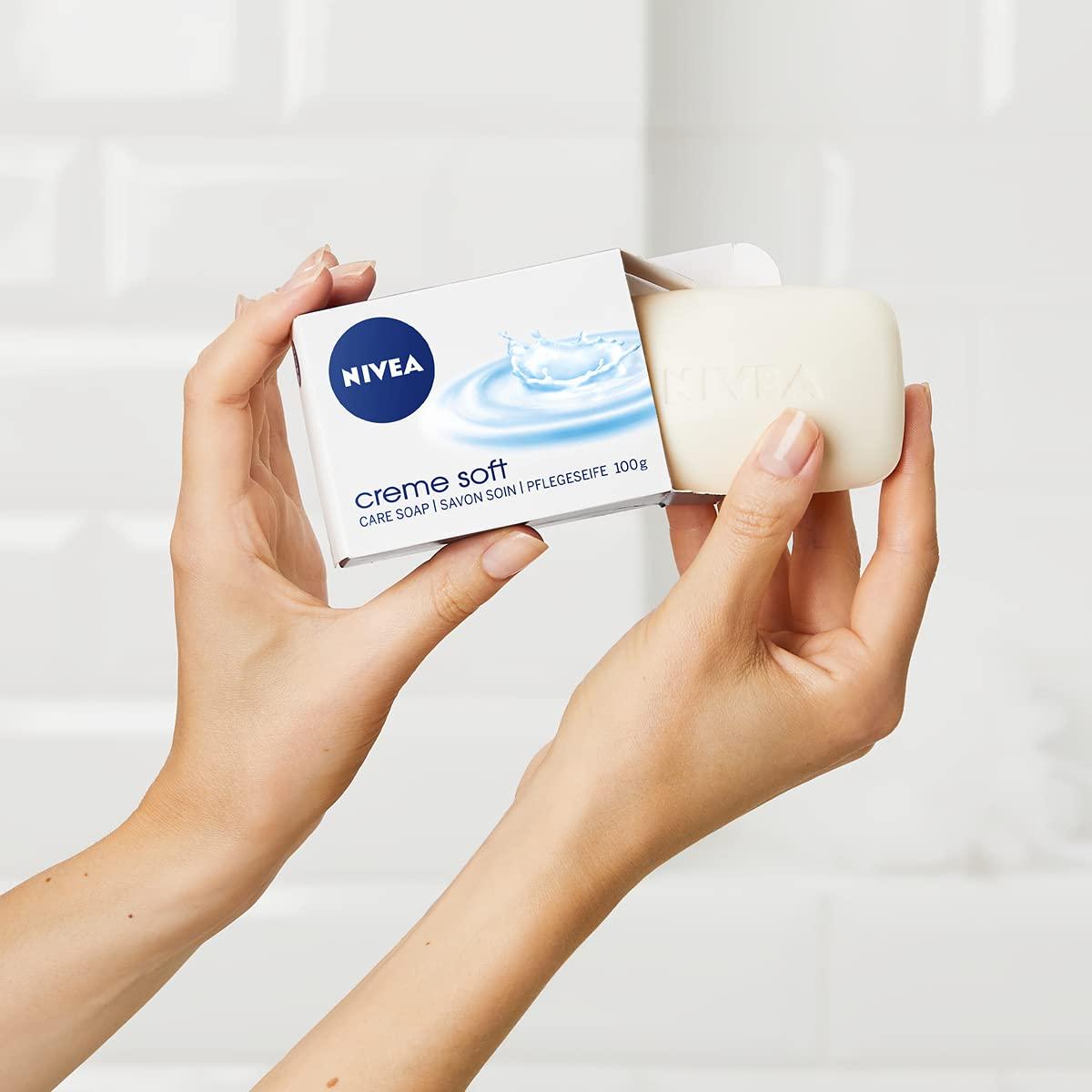 Nivea Creme Soft Soap 100g soap bar by Nivea
