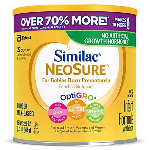 Similac NeoSure Infant Formula with Iron Oz (4 Pack) for