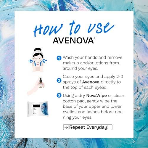 Avenova Eyelid and Eyelash Cleanser Spray Dry Eye Relief With Pure