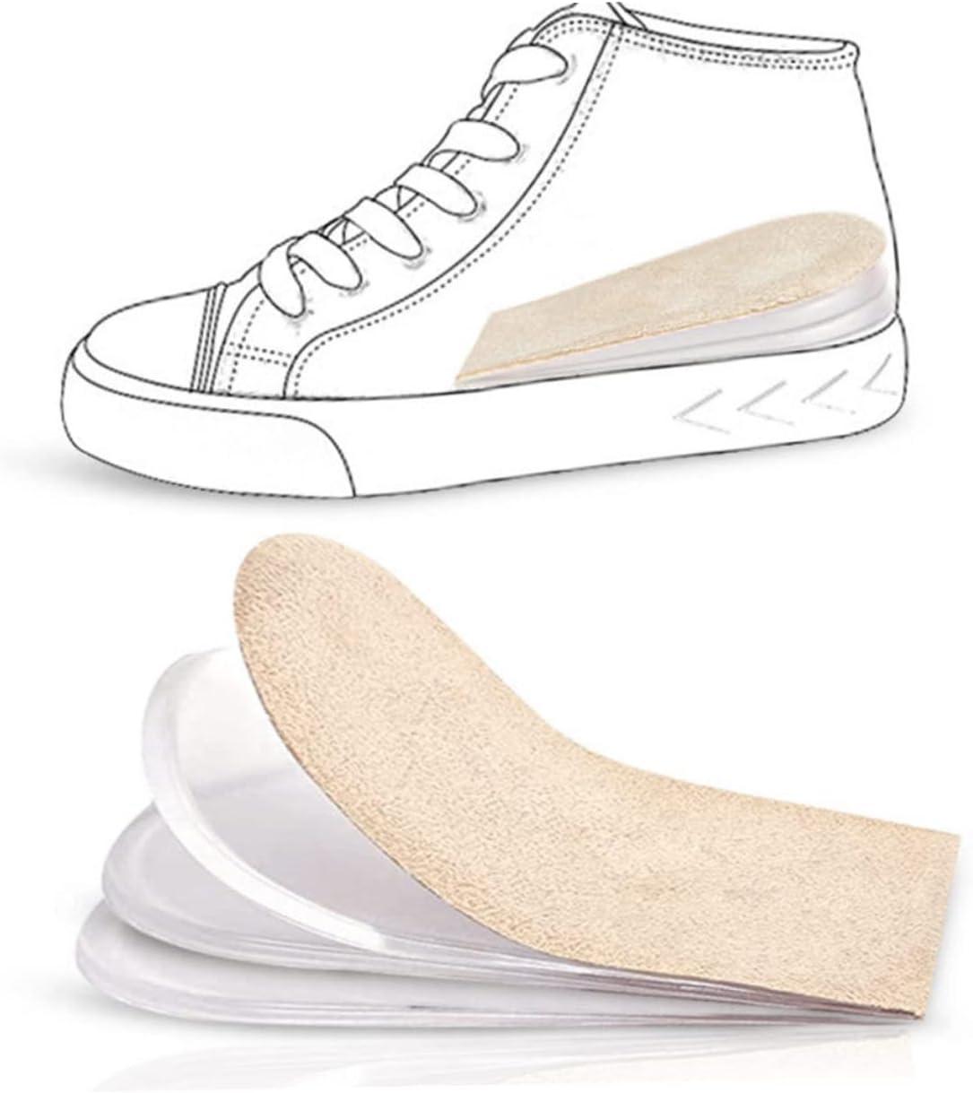 Healvian 8pcs Inner Height Increasing Insole Wedge Heel Invisible