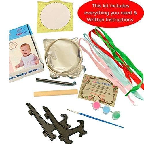 Baby Handprint Kit Footprint Ornament Keepsake (Newborn Bundle) 2