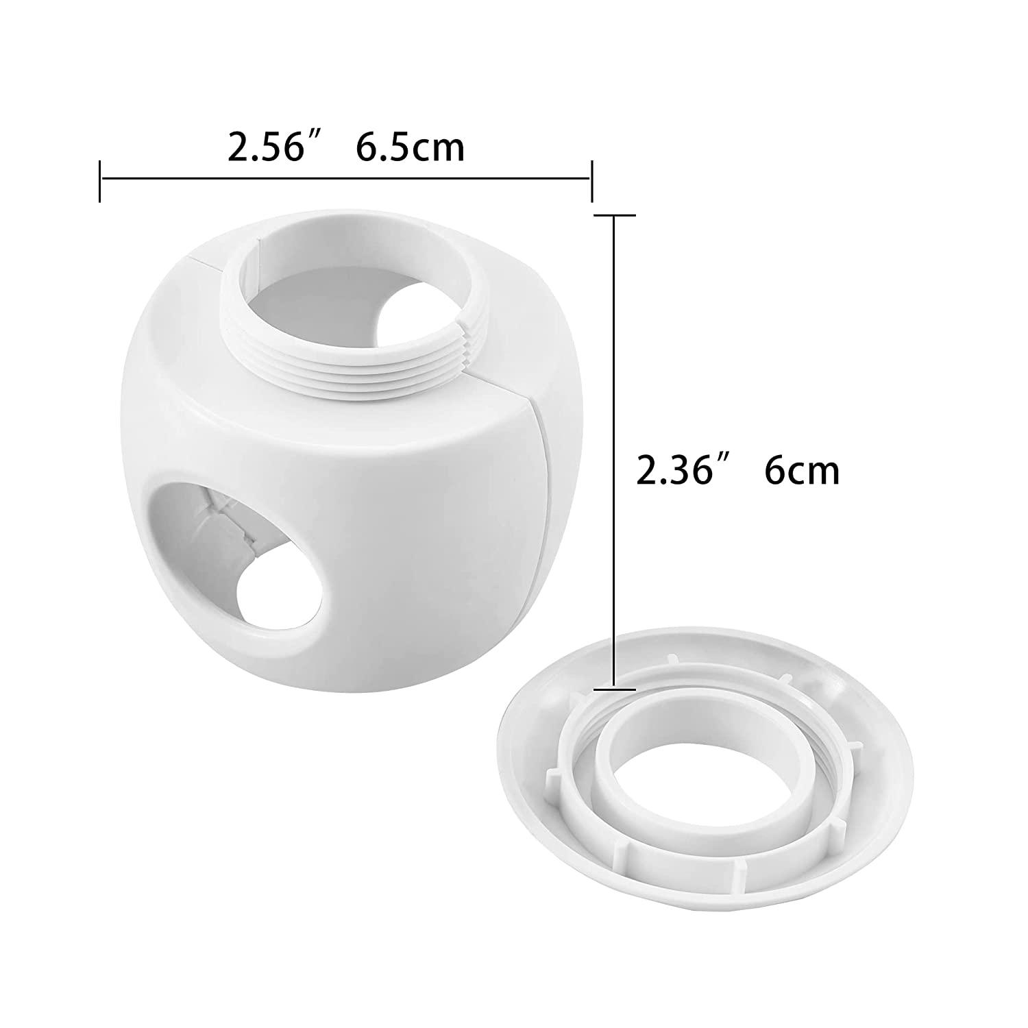 Door Locks For Kids Safety - 4-Pack Child Safety Locks For Doors (White) Baby Proof Door Knob Covers