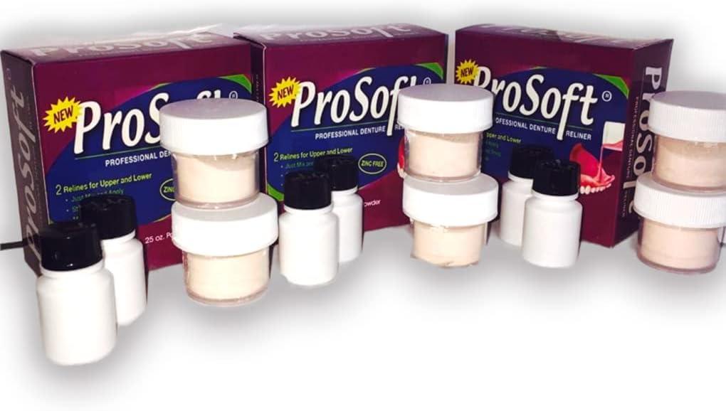 6 Denture Reline Kits Denture Reline ProSoft Relinerliner For loose Dentures