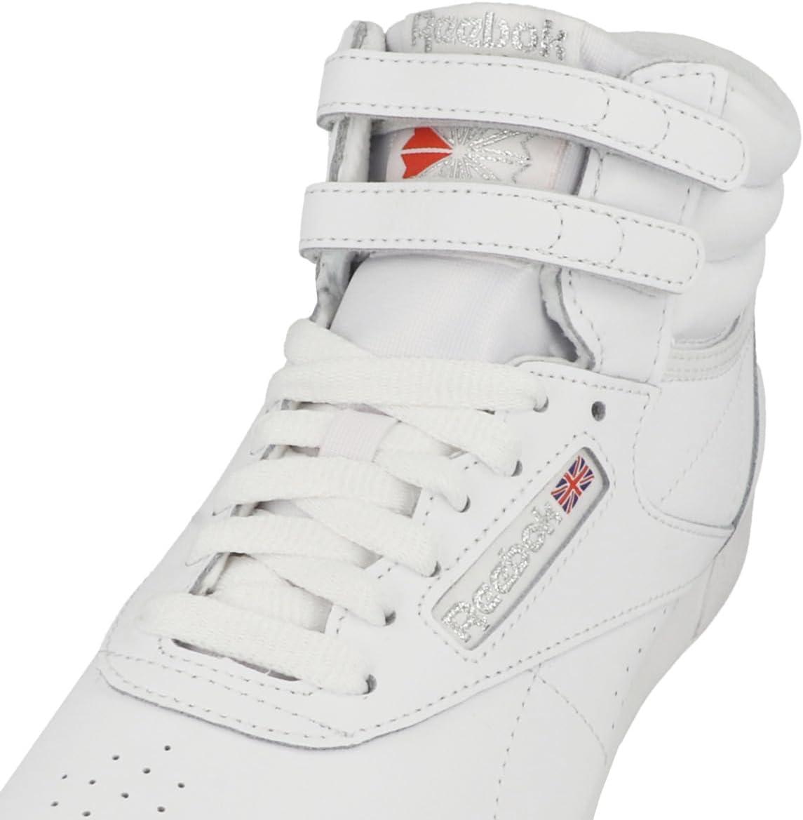 Shop Reebok Women's Freestyle Hi High-Top Sneakers White/Int