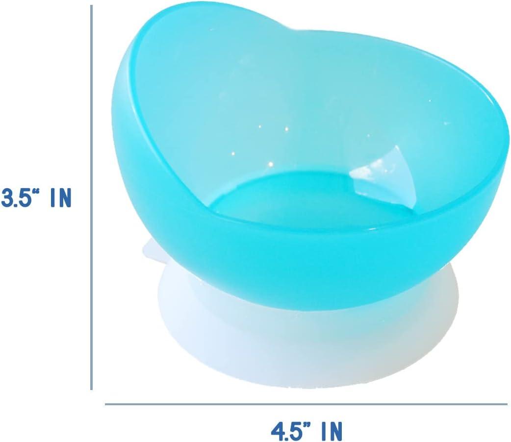 HighLow Scoop Bowl with Suction Base Adaptive SelfFeeding Dish for