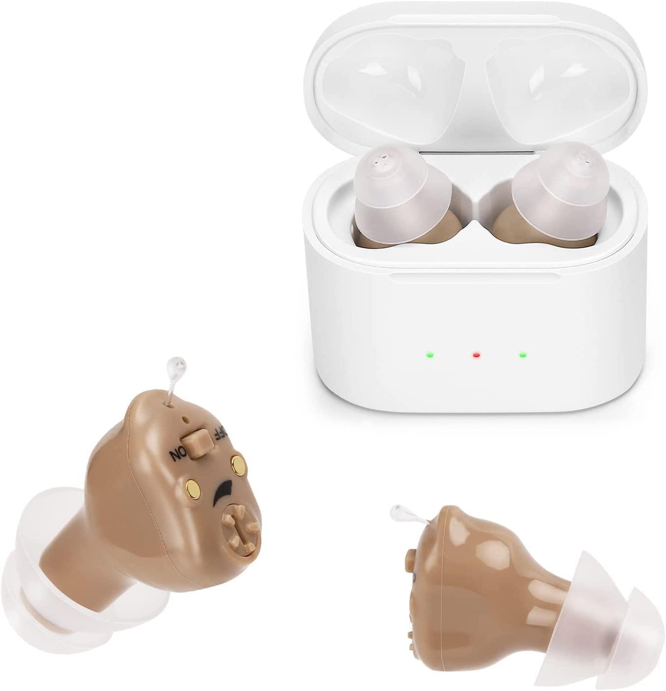 Hearing Aids,Seniors Rechargeable Hearing Amplifier with Noise Cancelling for Adults Hearing