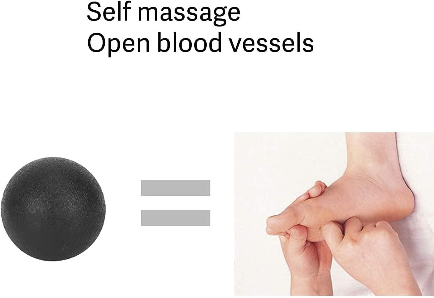 Massage Lacrosse Balls for Myofascial Release, DeepTissue Massage, Sore Muscles, Trigger Point