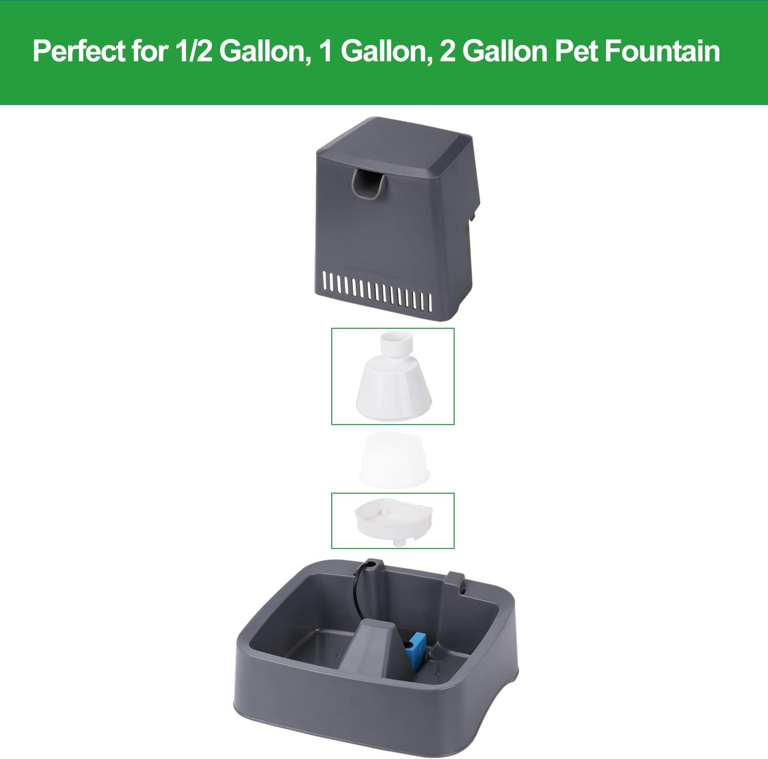 ZEKIRY Replacement Filter Housing, Compatible with PetSafe Drinkwell 1/