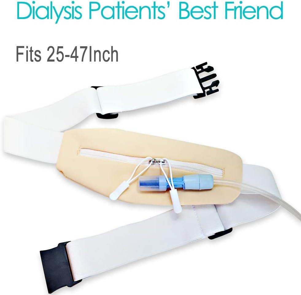Peritoneal Dialysis Belt PD Catheter Transfer Set Holder Large Pocket G