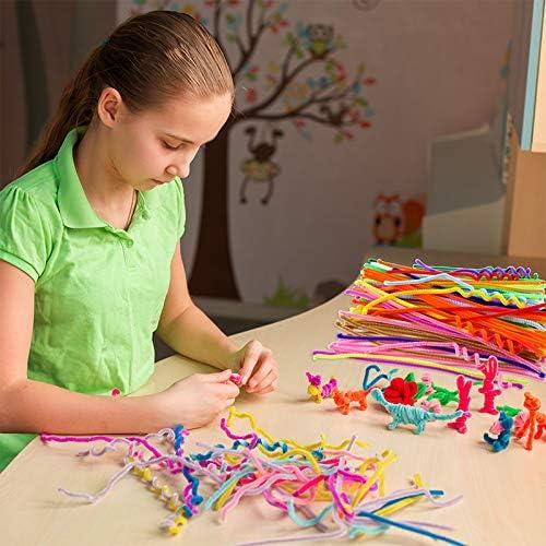 400 Pieces Pipe Cleaners Craft Chenille Stems for Kids DIY Art and Craft  Projects Decorations, 6Mm X 12Inch