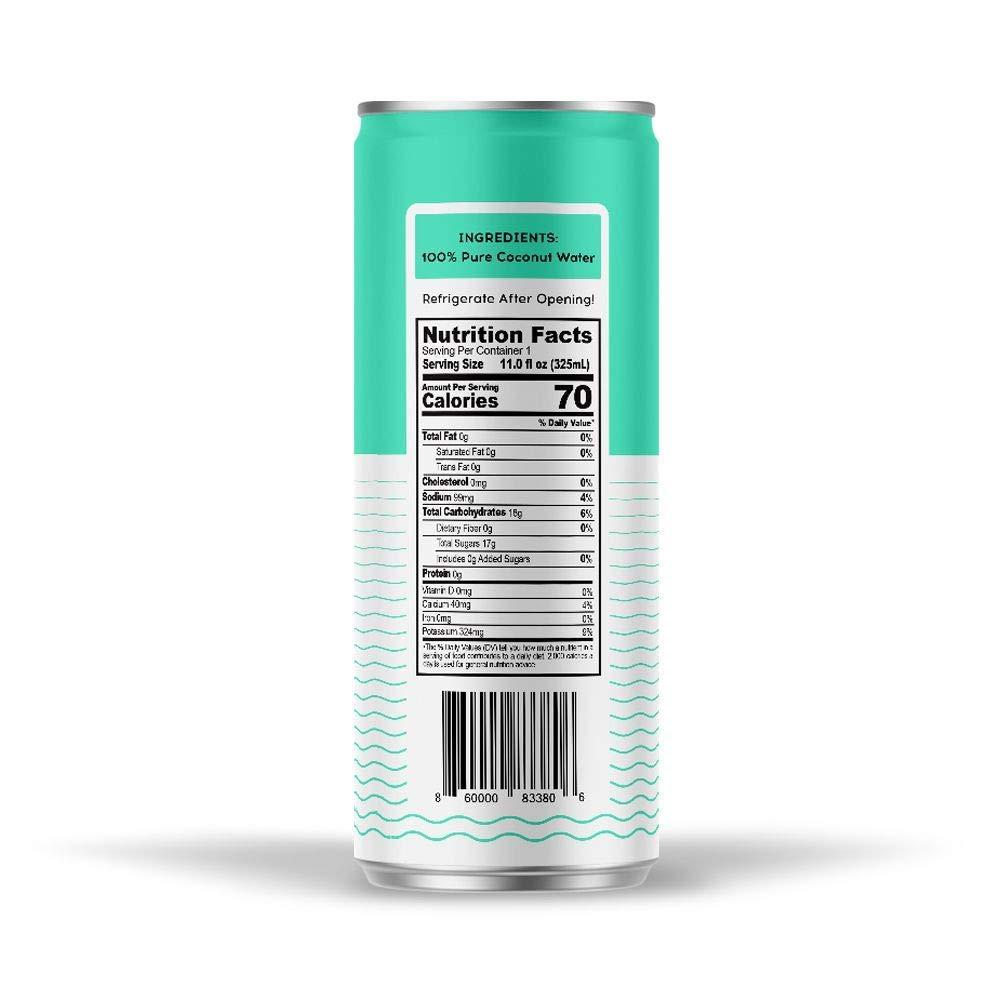 100 Coconuts Pure Coconut Water 100 Natural & Low Calorie Drink