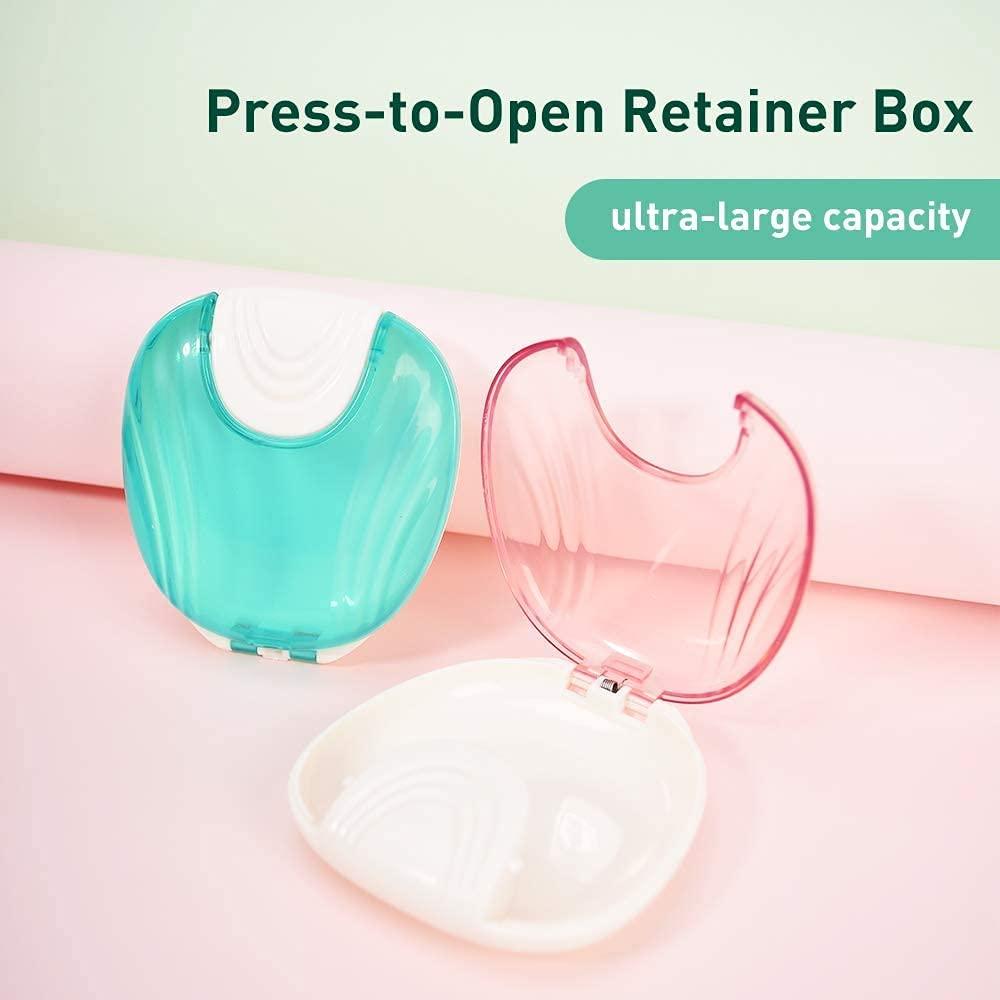 YKelin PresstoOpen Retainer Case Green Partial Denture Box