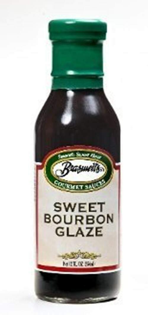 Braswell Sweet Bourbon Glaze 12 oz. Bottle (Pack of 2)
