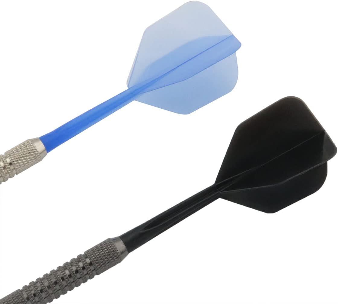 DGHAOP Integrated Dart Flight and Shafts 9PCS Nylon Plastic Integrated