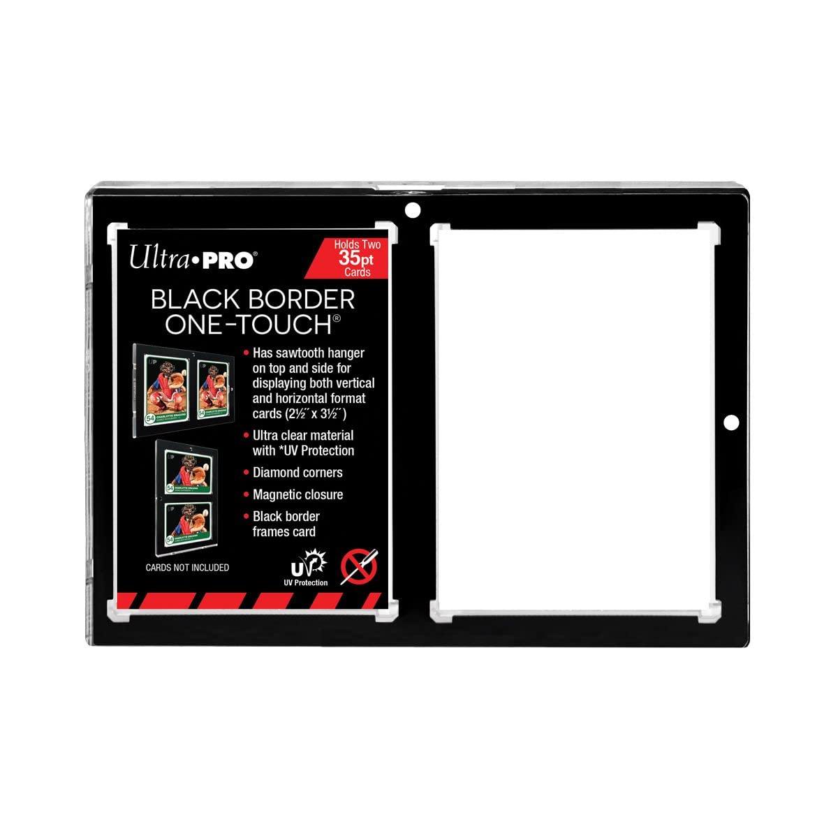 Ultra Pro 35PT 3 Card Black Border UV One Touch Magnetic Holder main image 1