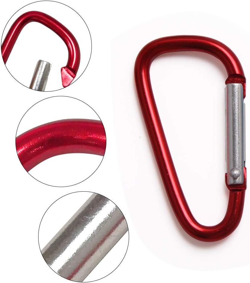D-ring Carabiners, Carabiner Clips Keychain Hook Clips Heavy Duty