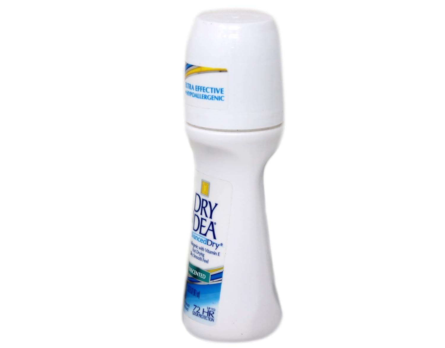 Dry Idea AntiPerspirant Deodorant RollOn Unscented 3.25 oz (Pack of 10)