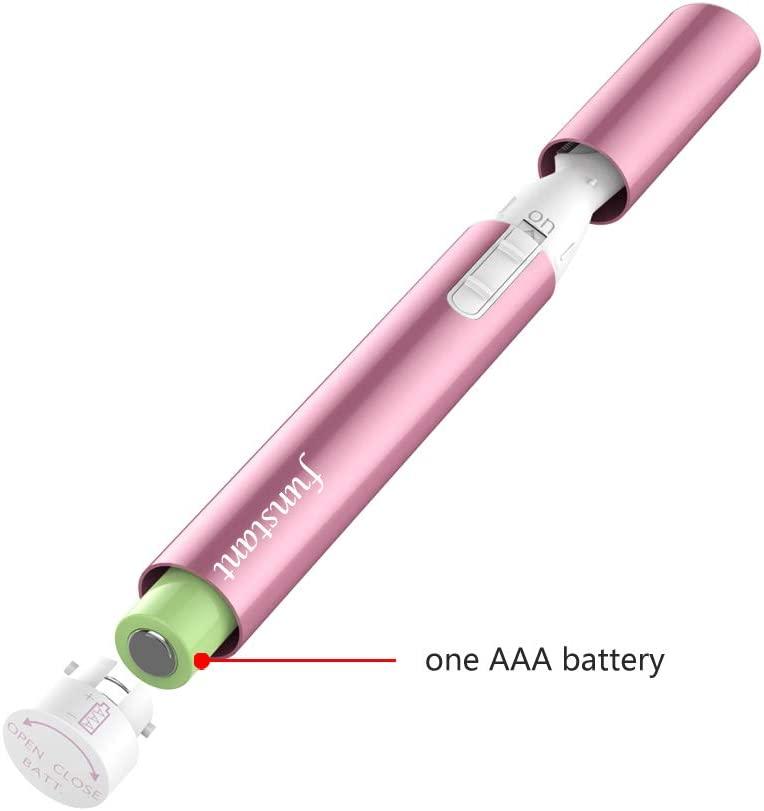 Upgraded Eyebrow Trimmer, Funstant Precision Electric Eyebrow Razor for