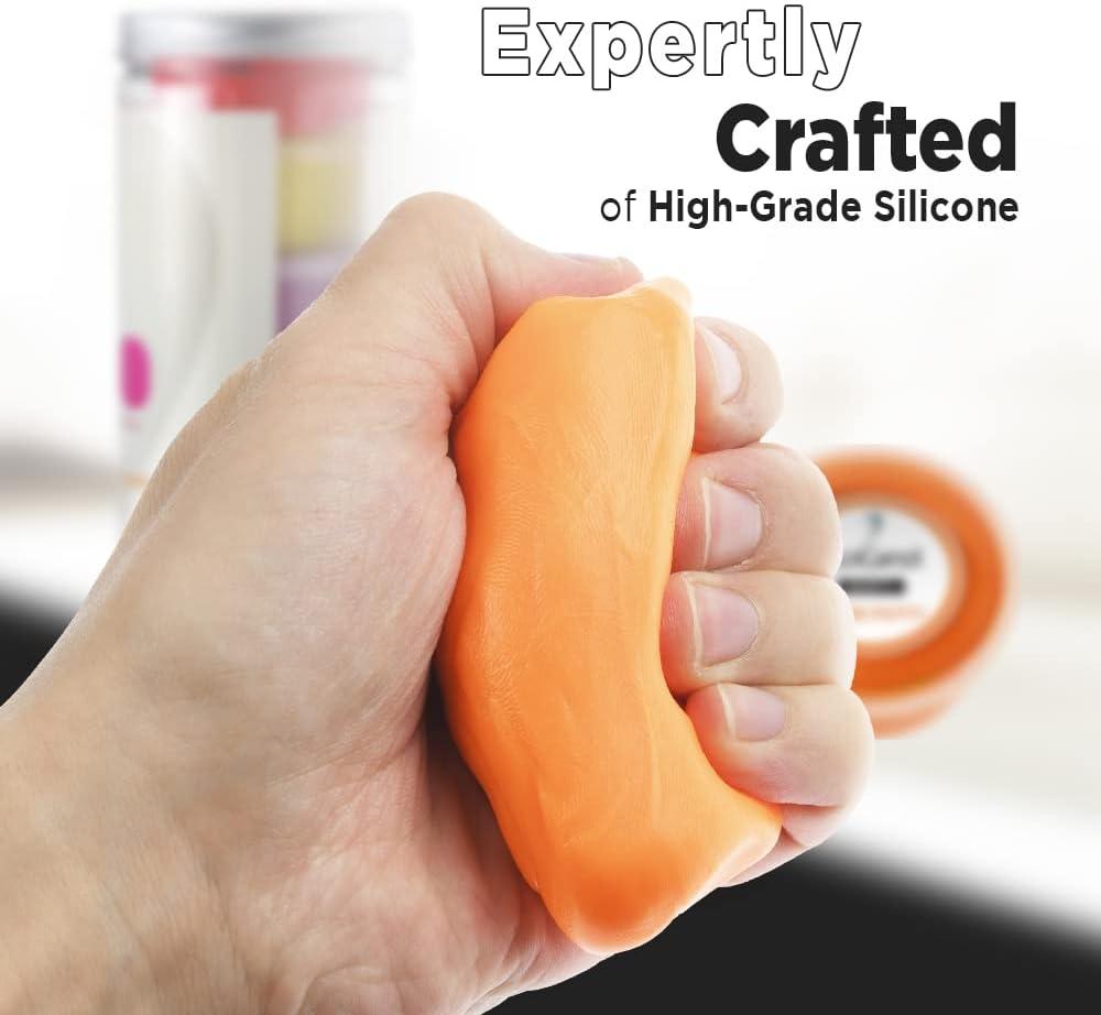 Logest 6 Pack Hand Therapy Putty Set for Kids and Adults Hand