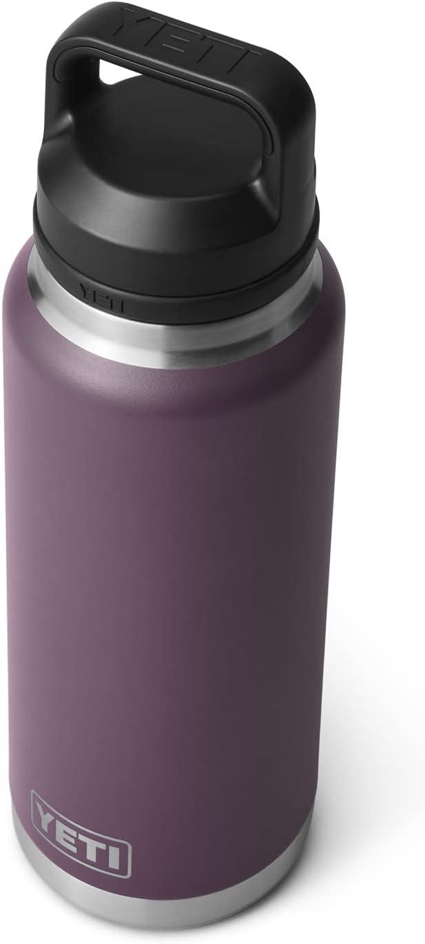 YETI Rambler 36oz Vacuum Insulated Stainless Steel Bottle with Cap  (Stainless Steel) (Black)