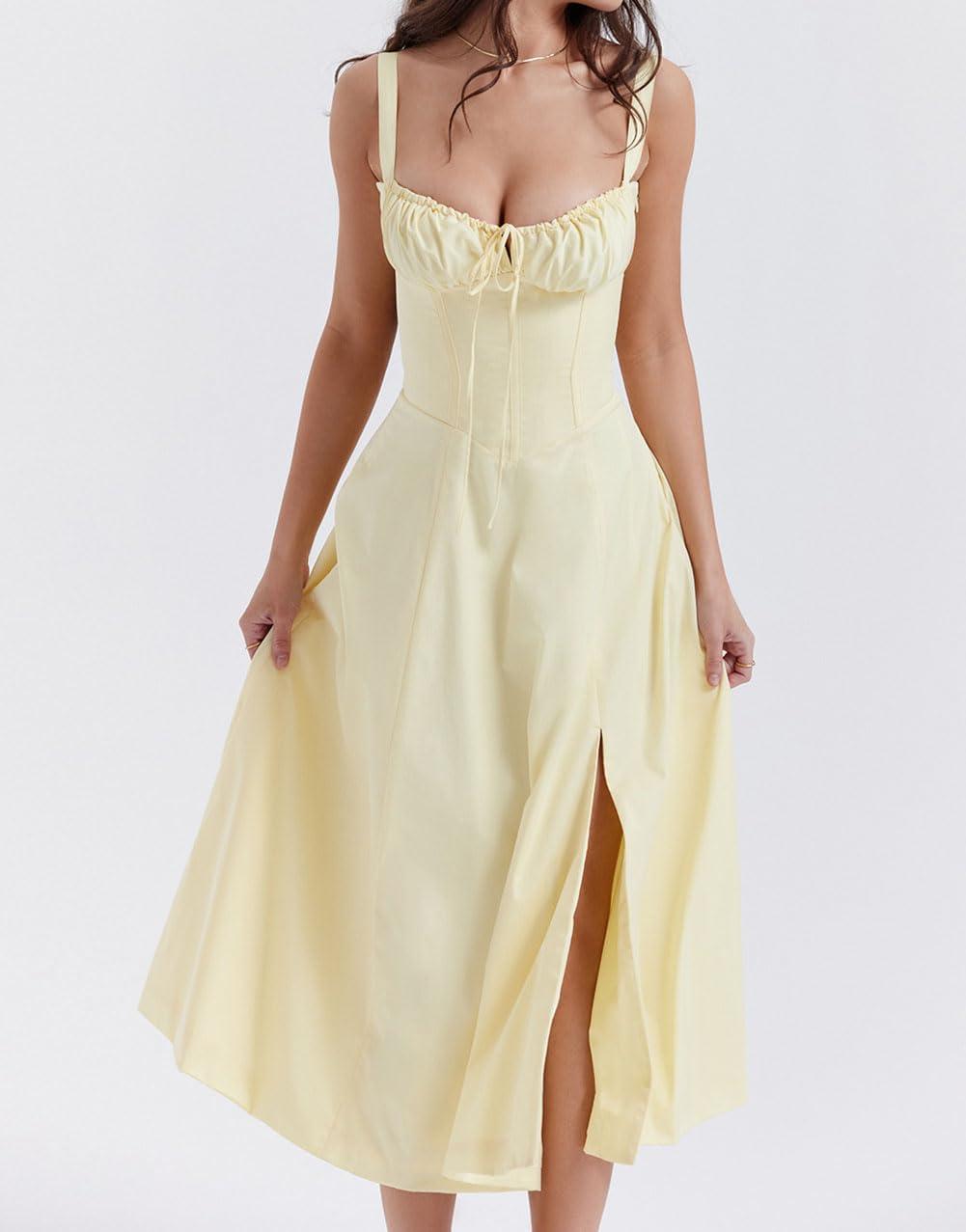 casual sleeveless dress Linen Sleeveless Dress is designed with your comfort in mind main image 1