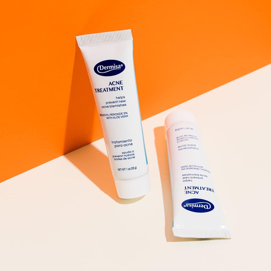 Dermisa Acne Treatment Cream with 5 Benzoyl Peroxide Spot Treatment