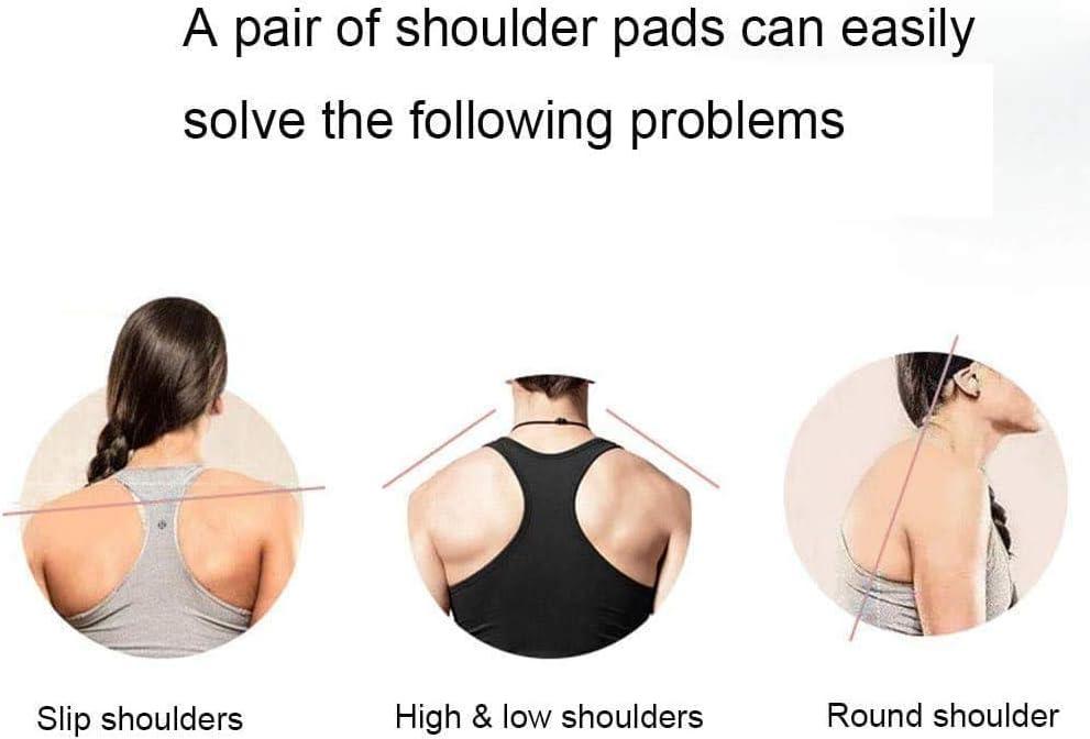 2 Pairs Large Shoulder Pads for Womens Clothing, Reusable Soft Silicone  Shoulder Pads, Anti Slip Shoulder Pads for Women Clothing Dress