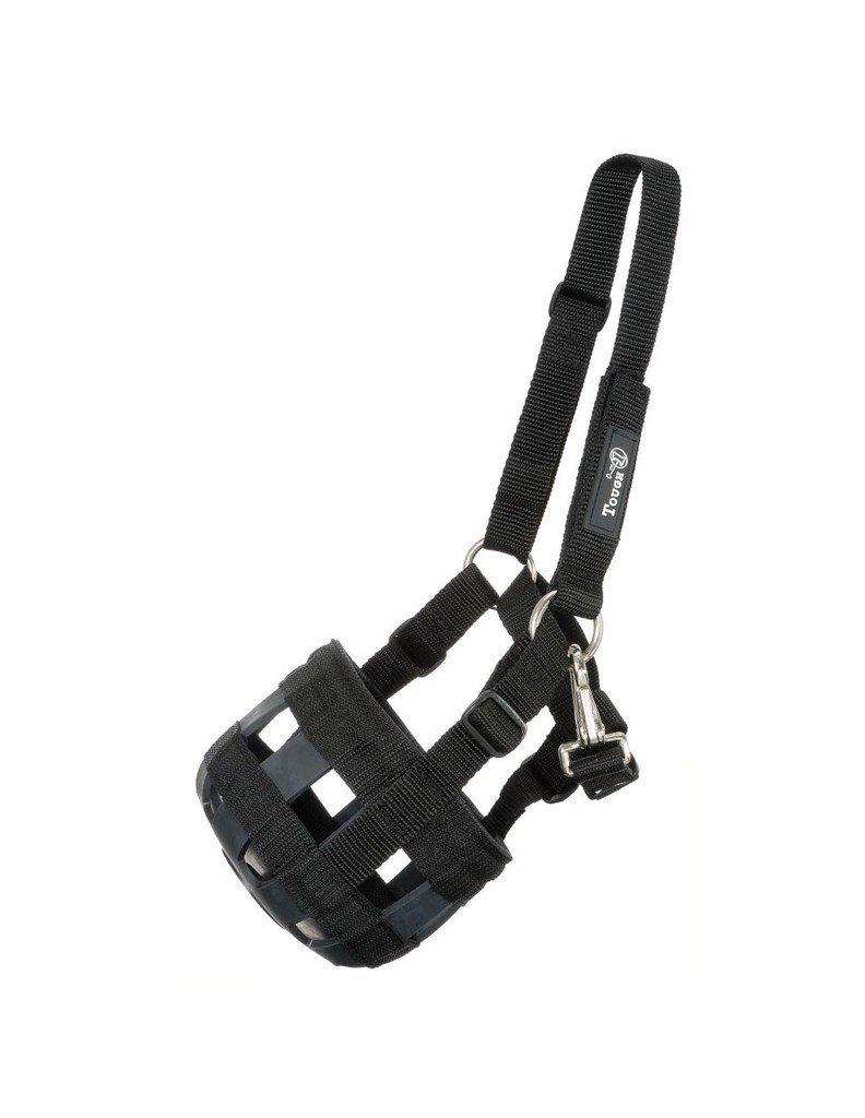 Tough1 Nylon Grazing Muzzle black Miniature