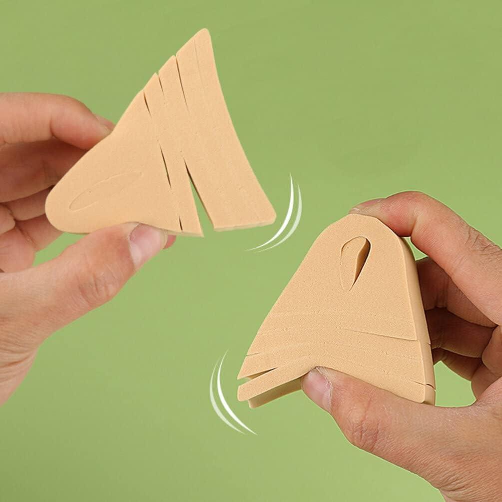 MAGICLULU Reusable Toe Plugs for Too Big Shoes 4 Pairs Foot Cushion