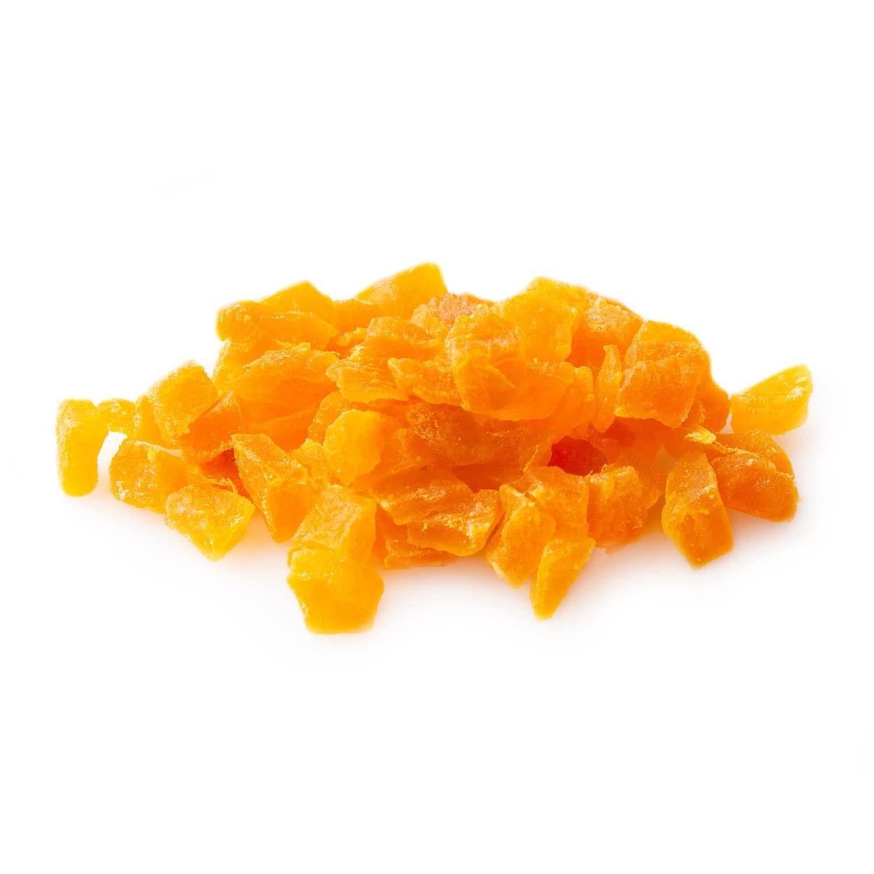 Oh! Nuts Diced Dried Mango 1LB Bulk Bag Dehydrated Sweetened