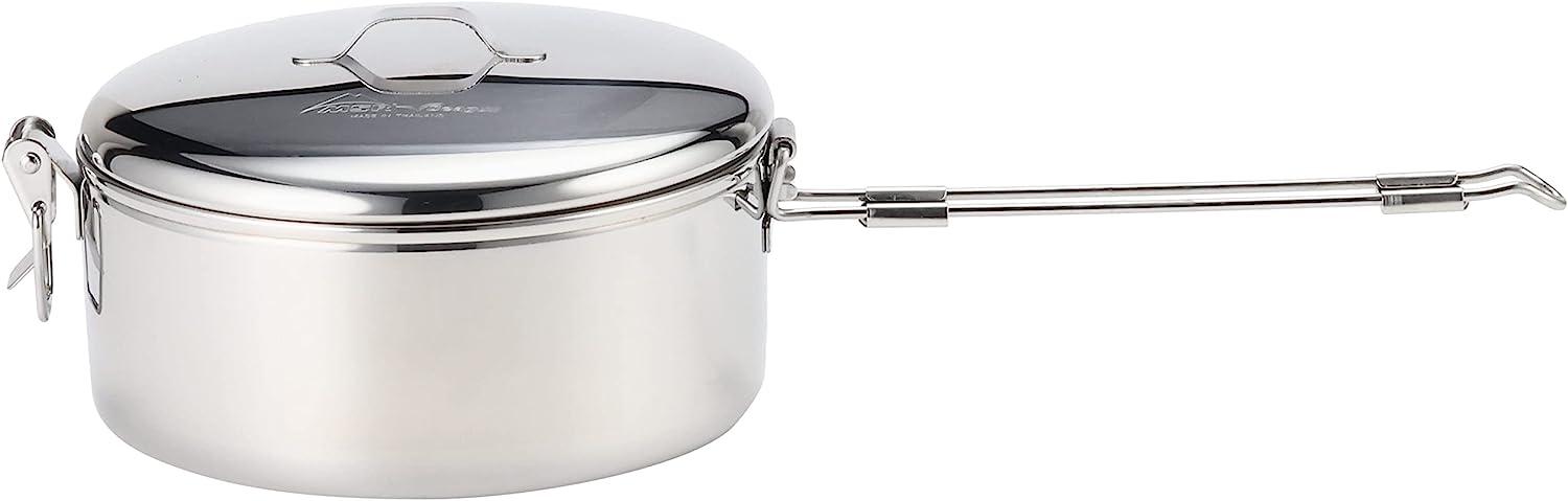 Camping Cookware Set MSR Alpine 2 Stainless Steel Camping Pot Set